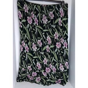 JM Collection By Jennifer Moore Women's Lined Skirt Floral Maxi Size 20W